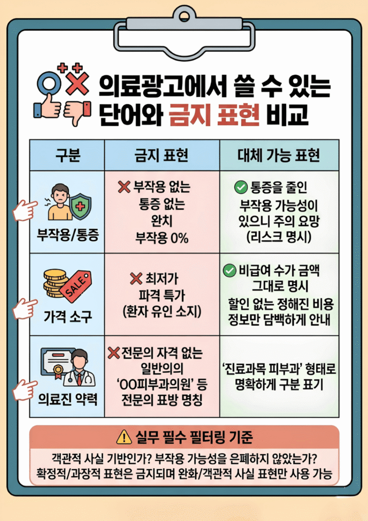 병원 의료법 위반 단속 및 보건소 민원 적발 기준 TOP 3 요약 이미지