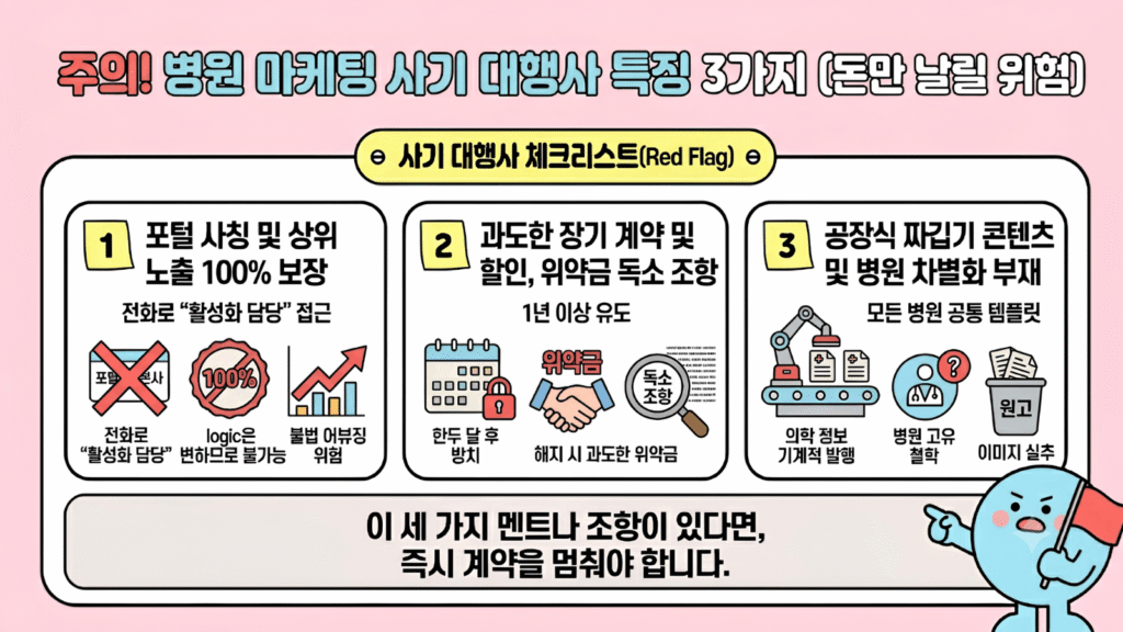 병원 매출 규모 및 성장 단계별 효율적인 마케팅 예산 책정 비율 그래프